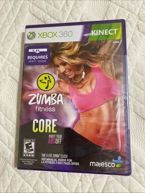 Xbox 360 Kinect Zumba Fitness Core Party Your ABS Off